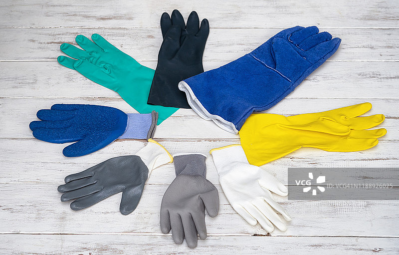 工作手套，白色背景图片素材