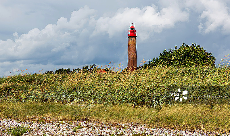吕格灯塔（德国费马恩岛）图片素材