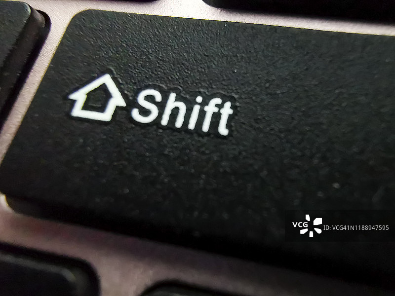 电脑笔记本键盘上的SHIFT键图片素材