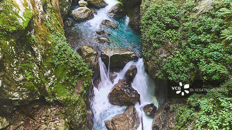 斯洛文尼亚索卡河峡谷风光图片素材
