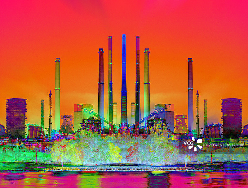 迷幻工厂图片素材