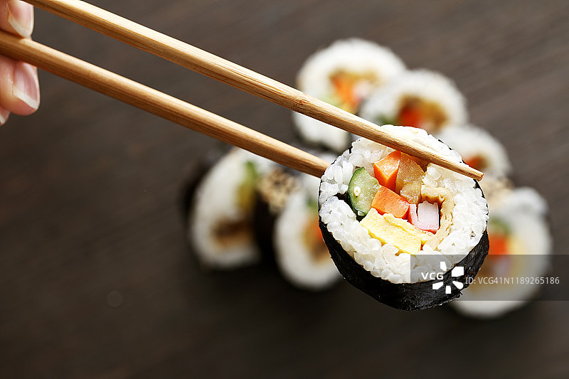 韩式紫菜包饭图片素材