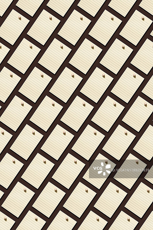 整齐排列的空白待办事项清单图片素材