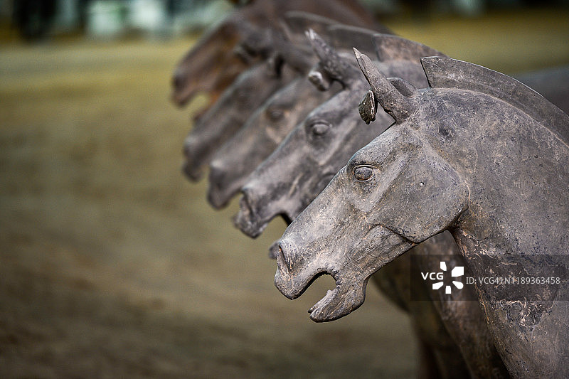 中国西安秦始皇兵马俑图片素材