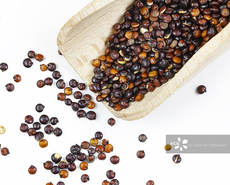 红黑藜麦特写图片素材