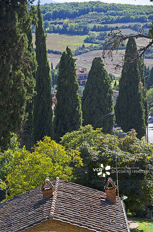 蒙蒂基耶洛托斯卡纳农场景观图片素材