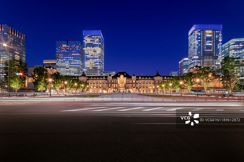 东京车站的建筑图片素材