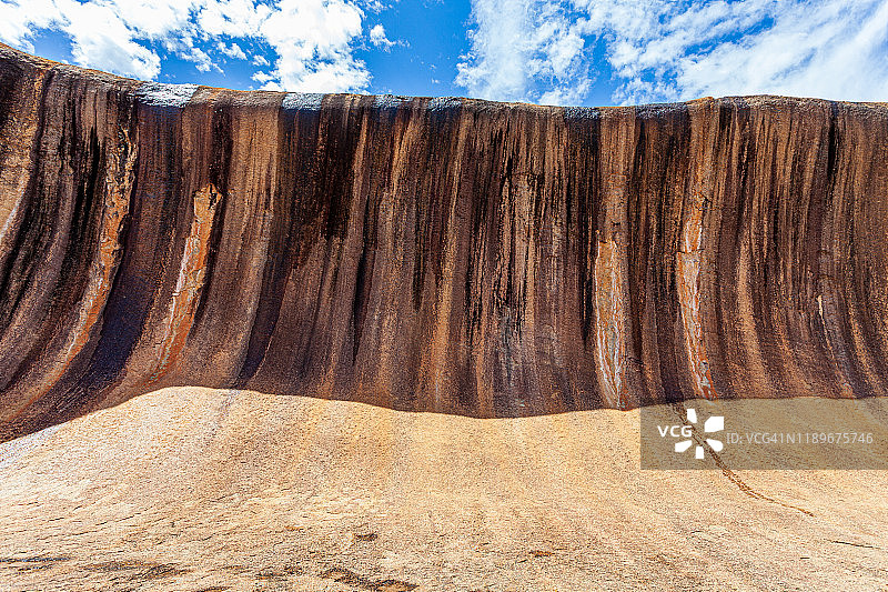 西澳大利亚海登的波浪岩图片素材