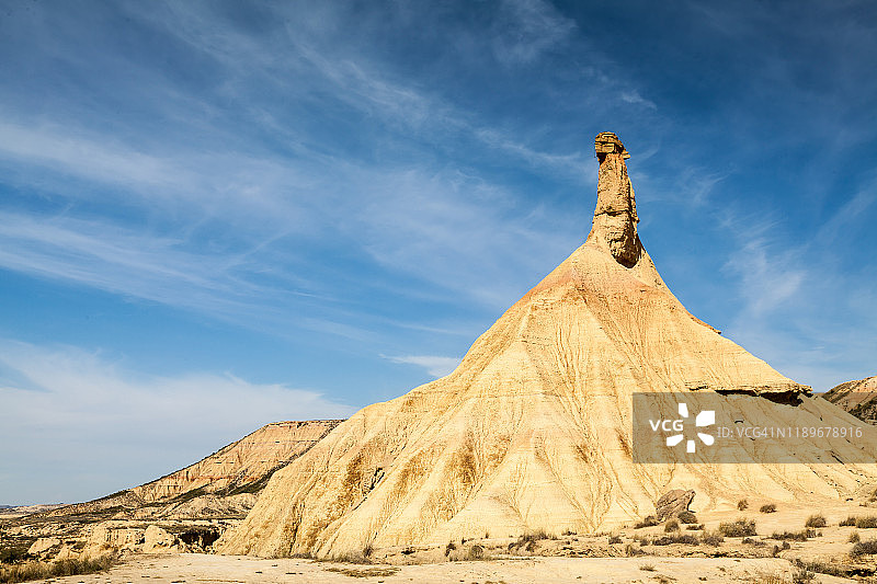 巴尔德纳斯雷亚莱斯受侵蚀的沙漠海岬图片素材