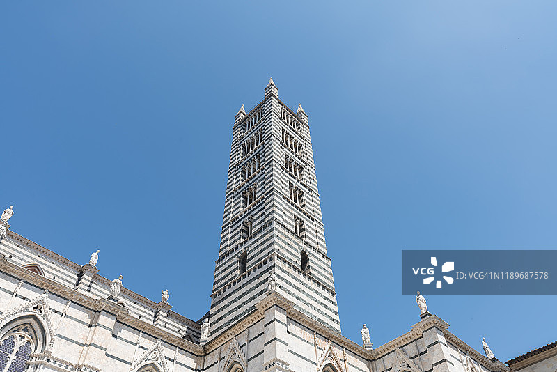 锡耶纳大教堂塔楼细节图片素材