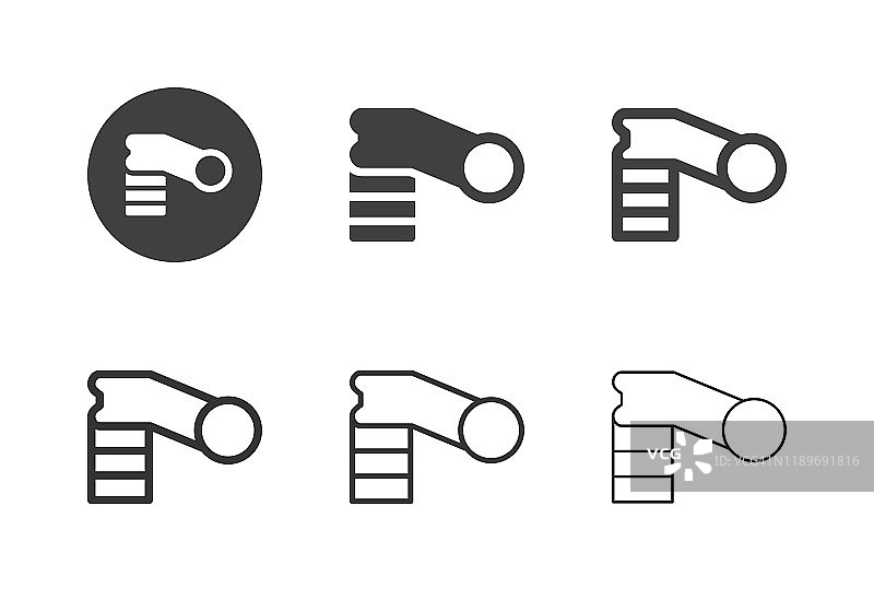 自行车把立图标系列图片素材