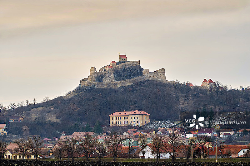 罗马尼亚鲁佩亚中世纪城堡图片素材