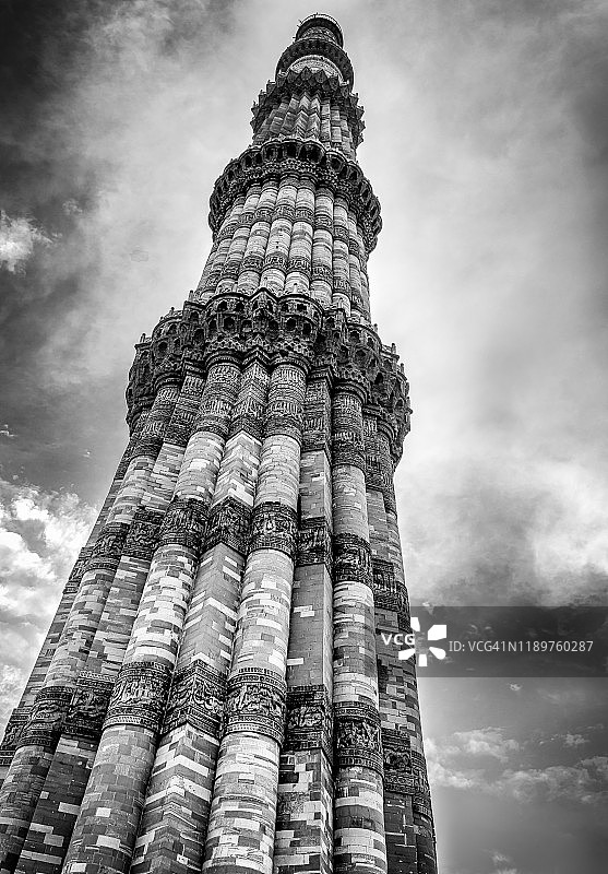 印度顾特卜塔图片素材