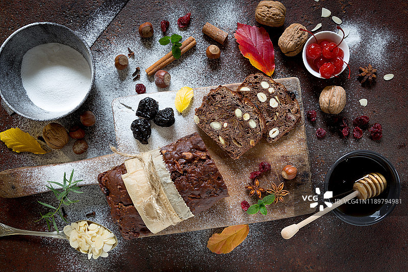 圣诞蛋糕图片素材