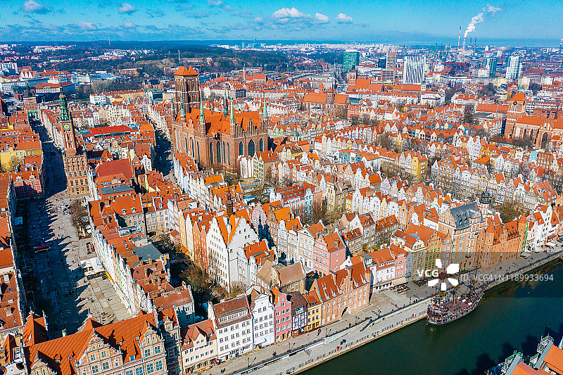格但斯克老城图片素材