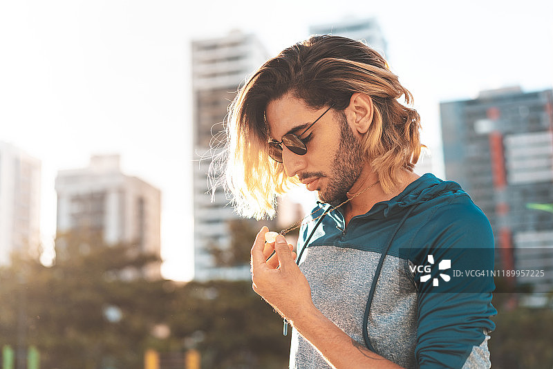 户外时尚模特图片素材