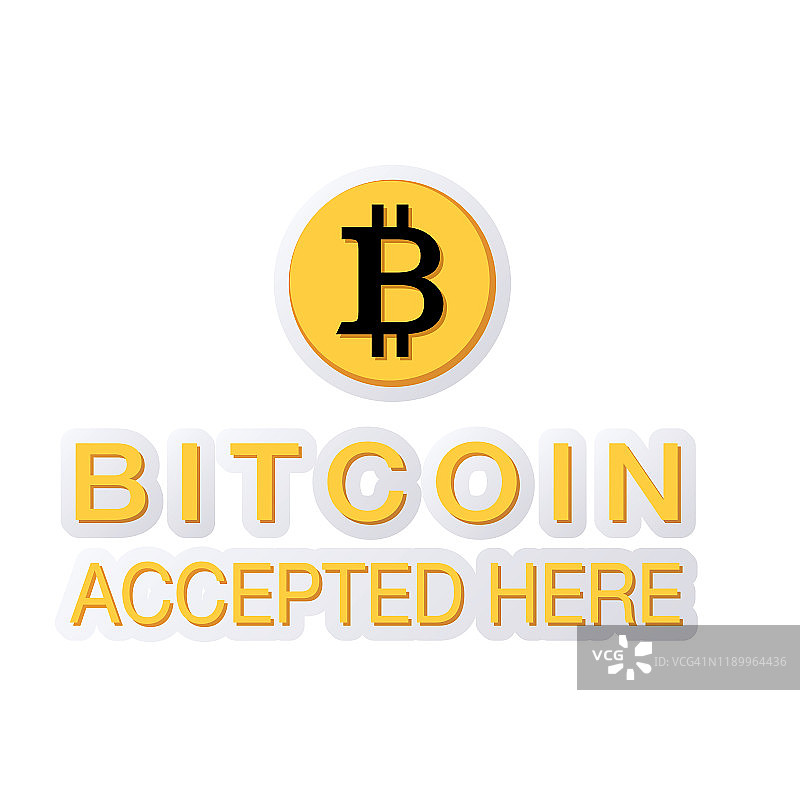 比特币区块链加密货币贴纸图标图片素材