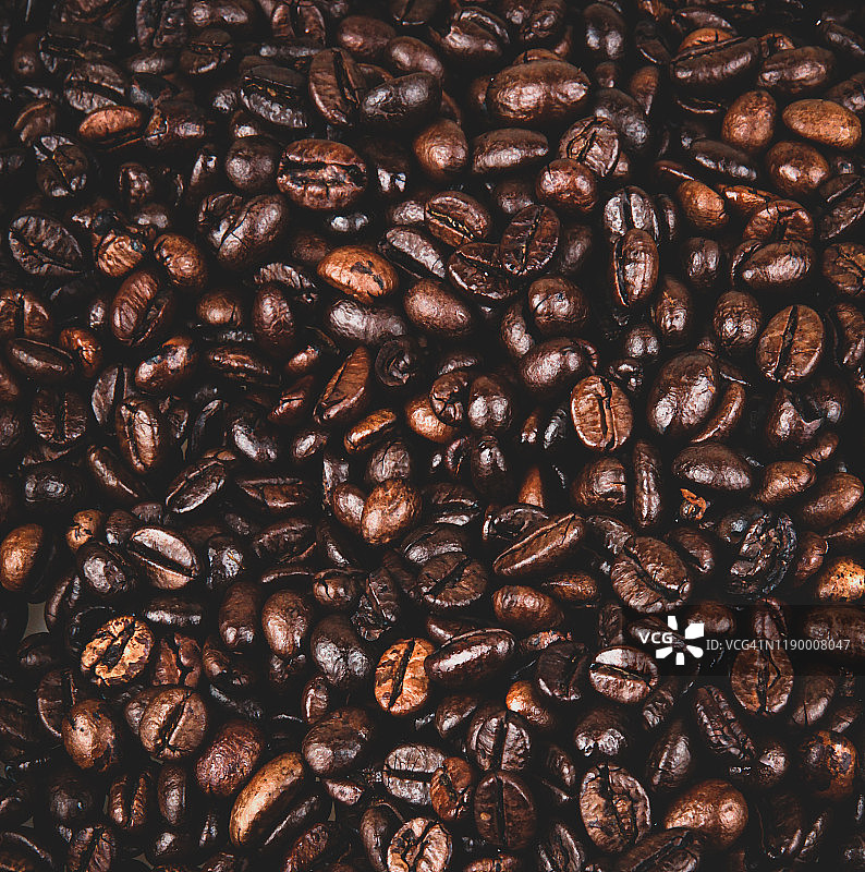 咖啡豆背景特写图片素材