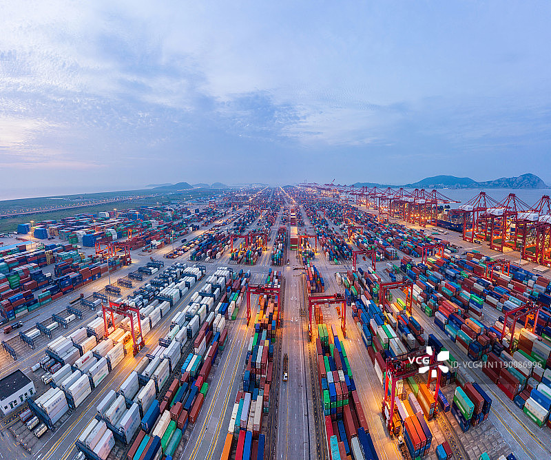 上海港集装箱图片素材