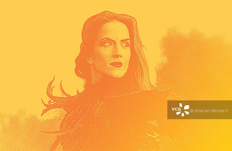 美丽的女人战士图片素材