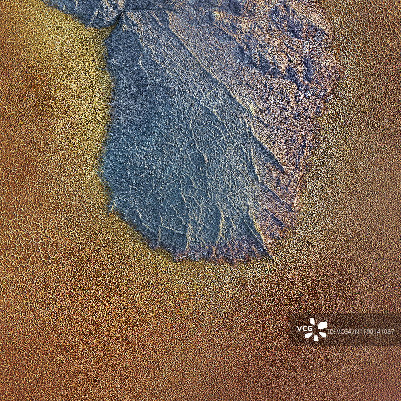 埃塞俄比亚达纳基勒洼地达洛尔的航拍图像图片素材