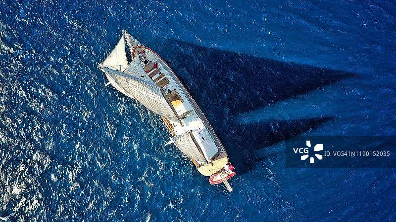 航海阴影图片素材