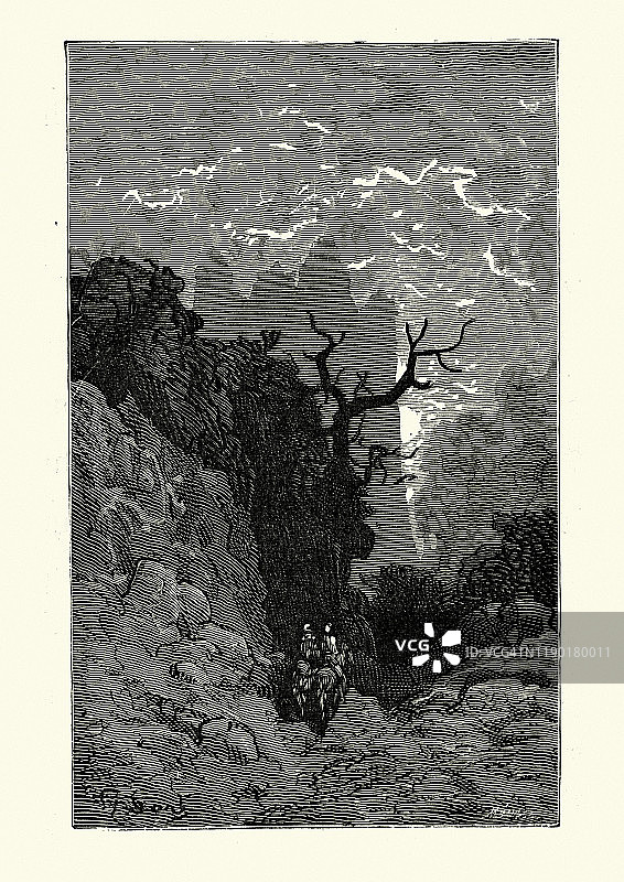 梦幻英雄进入黑暗山谷图片素材