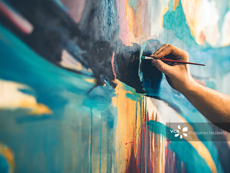 画家的手图片素材