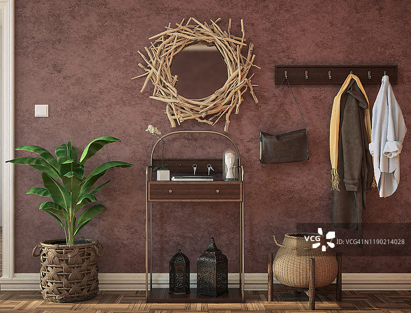 彩色走廊装饰图片素材