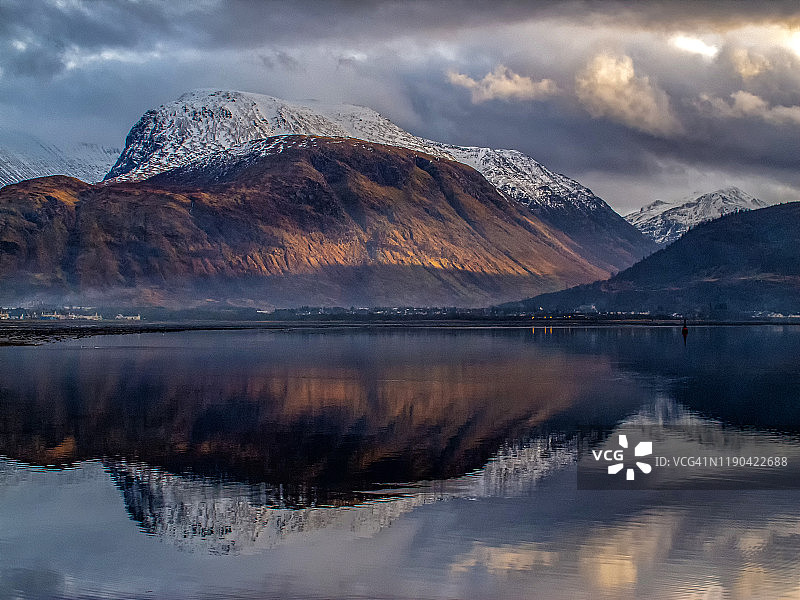 本尼维斯山的暮光 #1图片素材