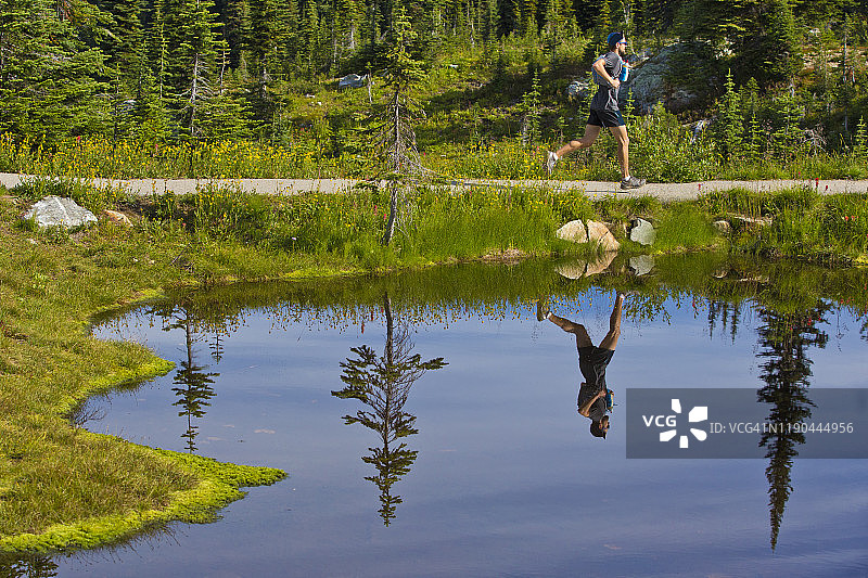 加拿大的越野跑图片素材