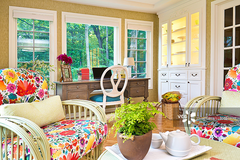 住宅阳光房室内设计图片素材