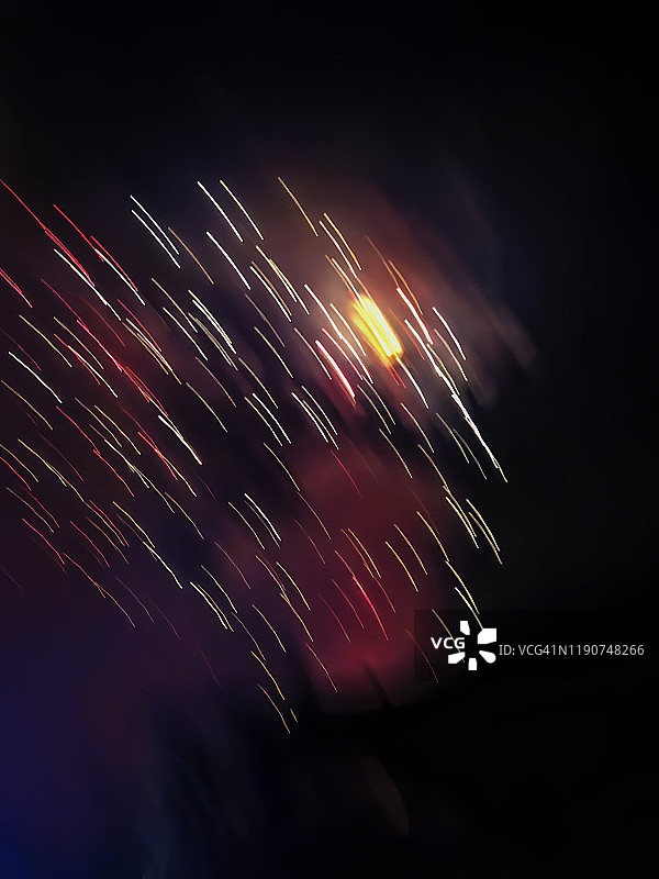 模糊的烟花图片素材