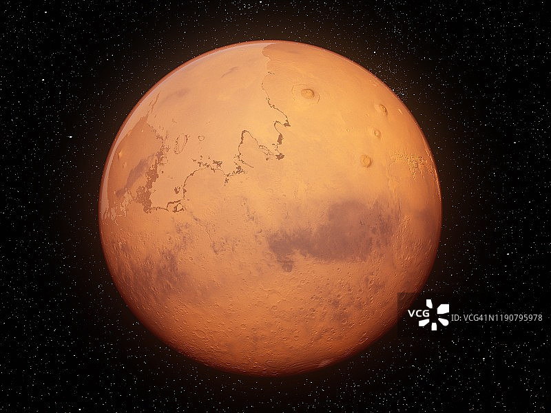 火星插画图片素材