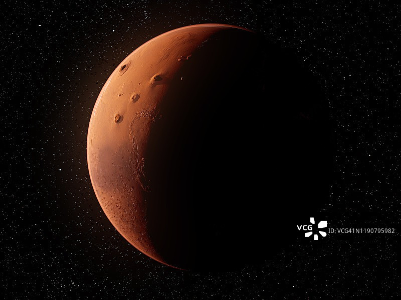 火星插画图片素材