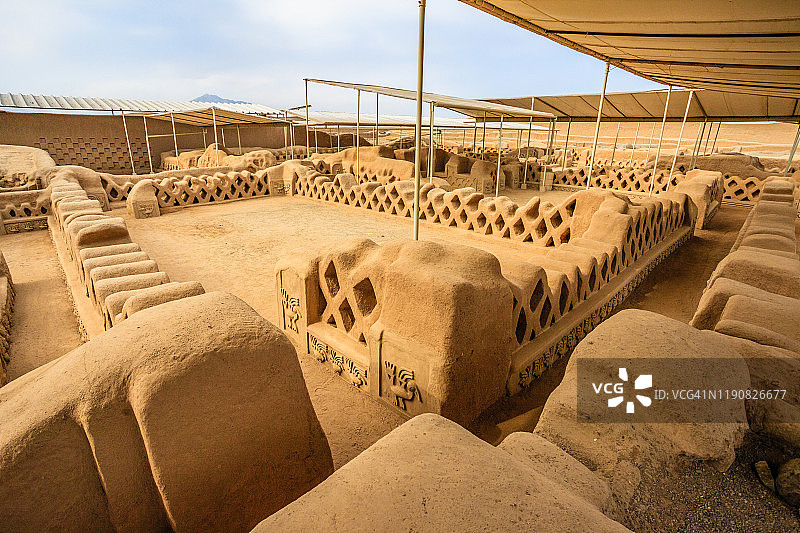 秘鲁昌昌考古遗址图片素材
