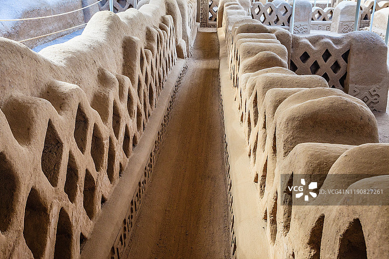 秘鲁昌昌考古遗址图片素材