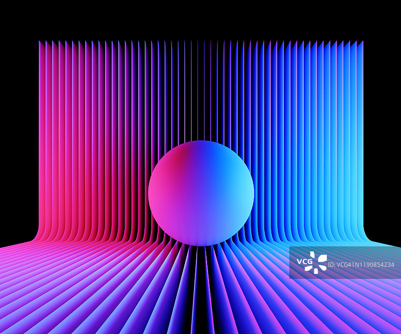 红色和蓝色球体图片素材