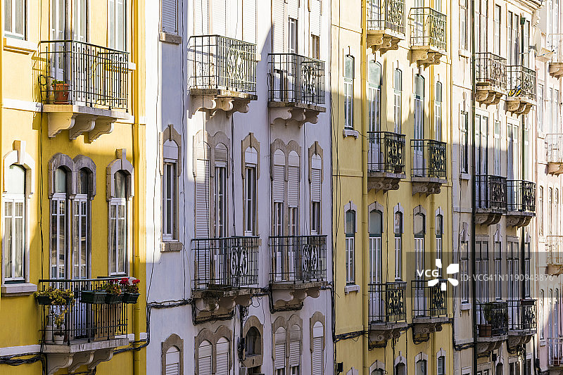 葡萄牙里斯本住宅建筑全画幅照片图片素材