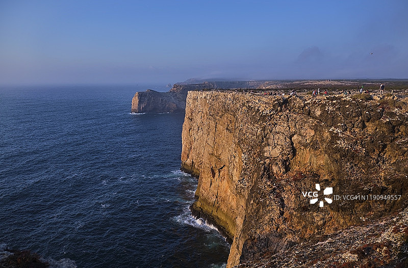 葡萄牙阿尔加维圣维森特角，欧洲西南端图片素材