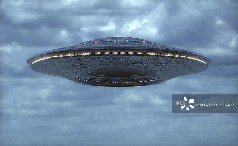 不明飞行物插画图片素材