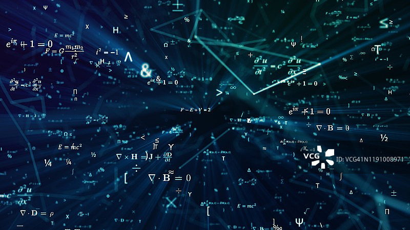 数学概念插图图片素材