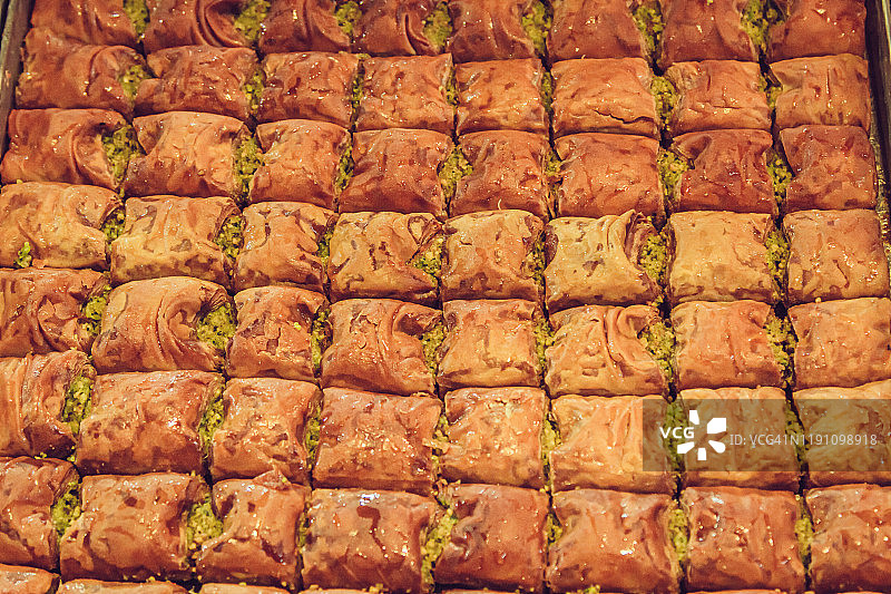 待售的开心果果仁蜜饼甜点图片素材