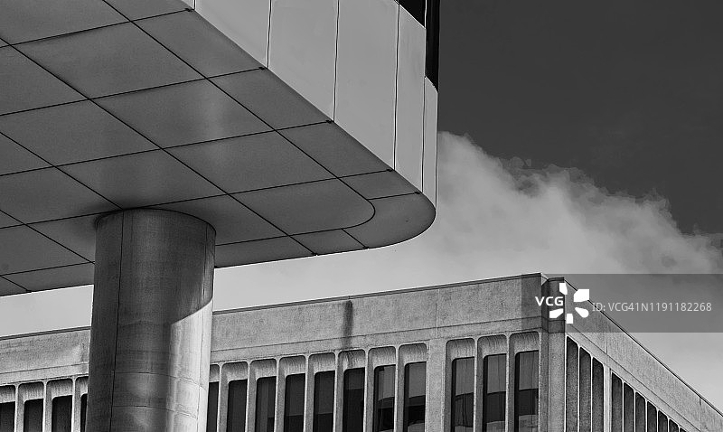 两座现代建筑图片素材