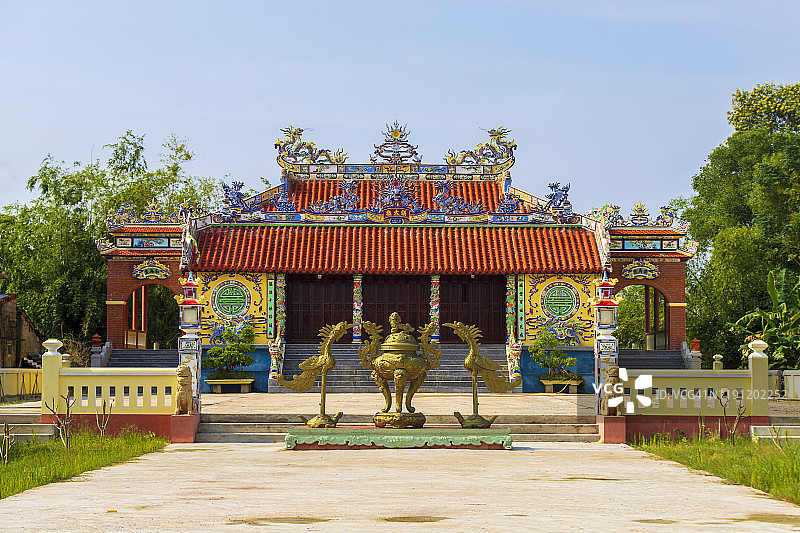 香茶县的佛教寺庙（越南）图片素材