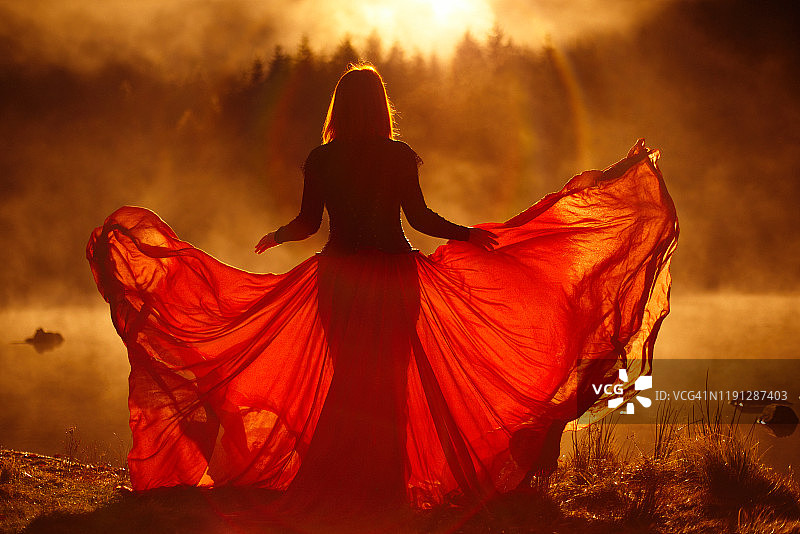 童话概念与神秘感图片素材