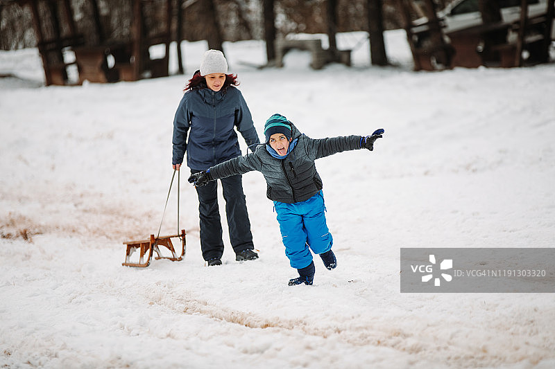 冬天的乐趣图片素材