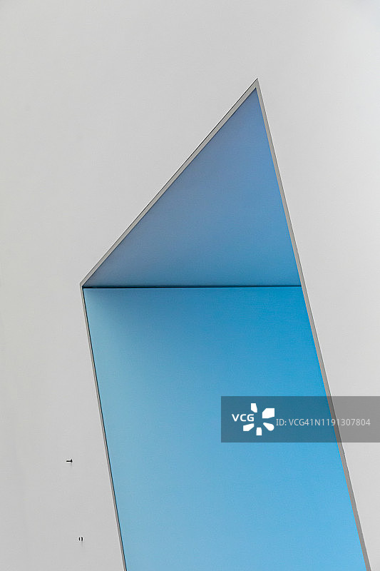 蓝色门框图片素材