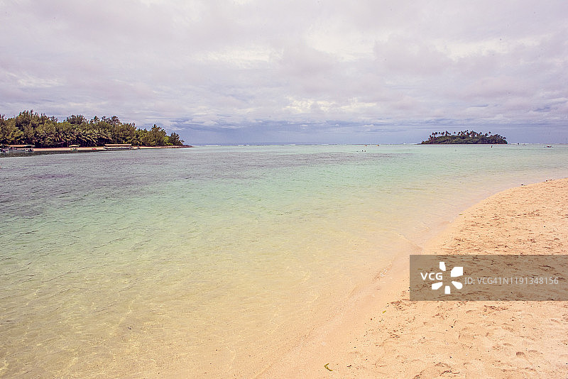 帕帕罗阿海滩和岛屿图片素材