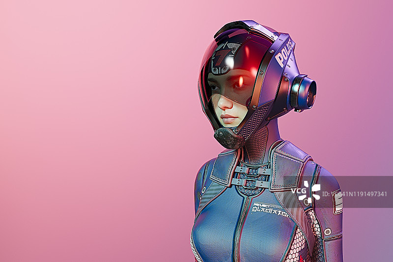 未来女警图片素材